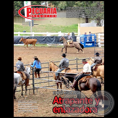 PECUARIA & NEGOCIOS - AÑO 14 NÚMERO 168 - REVISTA JULIO 2018 - PARAGUAY 